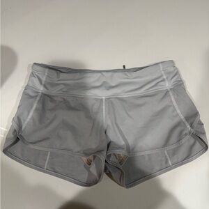 lululemon athletica Women's Light Gray Athletic speed up Shorts